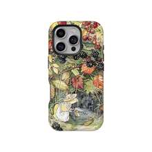 Vintage Botanical Illustration Artistic Cover Whimsical Forest Storybook Design Autumn Berries Leaves Phone Case Compatible With IPhone 17 16 15 14 Pro Max Plus 13 12 11 - Multicolor - View 1