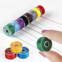 10/15/20/25/40/100Pcs Sewing Machine Colorful Thread Set, Durable Colored Thread (Random Color), Suitable For Handmade And Sewing Projects DIY Clothing Making - Multicolor - View 9