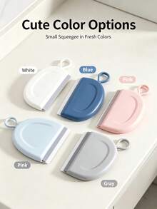 Cây gạt nước cầm tay mini dễ thương, lưỡi mềm và linh hoạt, mẫu gương mùa thu giá rẻ, phụ kiện phòng tắm, dụng cụ lau kính cửa sổ, công cụ loại bỏ nước di động, dụng cụ lau kính gắn tường, phù hợp cho phòng tắm, bồn rửa, mặt bếp, dụng cụ vệ sinh nhà tiết kiệm không gian - Nhiều màu - Xem 8