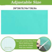 Garden Insect Netting Measuring With A 1Mm Ultra-Fine Plant Cover For Garden Protection. The Mosquito Net Pest Barrier Is Suitable For Vegetable And Fruit Greenhouses, As Well As Raised Bed Covers - 1 Insect-proof Net - View 14