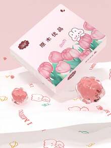 20/40/80/200/400pcs Random Color Portable Handkerchief Paper Bag Facial Tissues Portable Mini Pocket Napkins Students Travel With Tissues - Multicolor - View 5