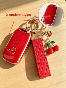 Compatible con Funda de Llave Kia Ceed Cerato Forte NIRO Seltos Sorento Soul Sportage Telluride K5 Cubierta de Llave: Carcasa de Llave Inteligente de 5 Botones Adecuada para Cubierta de Llave Inteligente Kia Material TPU Suave K5, K3, K2, KX3/K4 Juego de Carcasas de Llave de Coche (Solo Carcasa, Sin Llave) - A - Ver 8