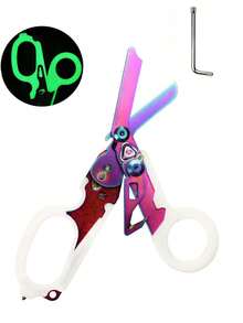 Foldable Colorful Emergency Scissors, Outdoor Tactical Folding Scissors, Multi-Function Tactical Pliers, Emergency Scissors With Window Breaker, Medical Emergency Scissors, Suitable For Outdoor Camping, Hiking, Car Emergency Kit, Home, Office, Travel, Tactical Rescue, Daily Use - New - Multifunctional - View 12