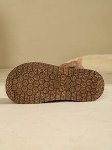 Winter New Snow Boots, Thermal Lined, Thick Sole, Warm, Retro Casual Boots, Party, Outdoor - Brown - View 8