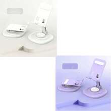 1pc 360° Rotating Phone & Tablet Stand, 4 Colors Available, Stable & Anti-Slip Design, Adjustable Angle, Portable Foldable Design, Metal Material, Simple & Practical, Suitable For Desktop, Office, Outdoor Camping, Movie Watching - Multicolor - View 16
