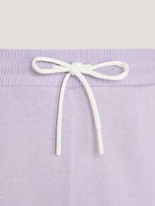 Adidas Originals Women's Flare Pants With CC Knit Long Pants KY2198 - Purple - View 3