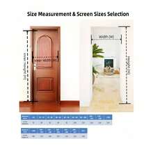 1pc Multi-Size Optional No-Drill Nano Material Upgraded Cat-Proof Door Curtain, Modern Style Black & White Dual Color Rectangular Zipper Design, Ventilated Mosquito Net Cat Barrier, Suitable For Bedroom, Living Room And Home Use - Upgraded Version - View 8