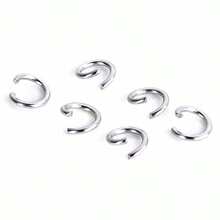 200Pcs/Lot DIY Jewelry Findings Open Single Jump Rings And Open Rings For Jewelry Making - Silver - View 4