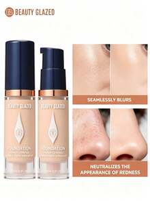 beauty glazed Foundation Tahan Lama, Tahan Air, Menutupi Noda, Melembapkan, dan Memberikan Tekstur Halus Sempurna Tanpa Cela - #103 - View 5
