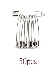 50/80 Pcs Fastener Pins, Durable, Sewing Craft Pins, Thickened Metal Pin, Old-Fashioned Pin, Butterfly Pin - Multicolor - View 12