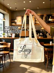 Custom Fashion Personalized Embroidered Name Pet Bag, Suitable For Small Dogs And Cats, Lace Pet Carrier Bag, Multi-Color Embroidered Letters, Handheld And Shoulder Dual-Use Travel Bag, Portable And Travel Bag, Perfect Pet Gift - Multicolor - View 3
