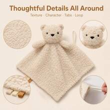 Baby Cute Soothing Brown Bear Toy, Cartoon Multi-Functional Rabbit Companion Educational Toy, Outdoor Companion Toy, Parent-Child Interactive Game, Newborn Gift Box Toy - Multicolor - View 10