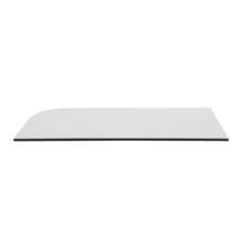 YUNRUX Waterproof Fire‑Retardant Urinal Divider, 15.75*35.43In Privacy Screen, Pre‑Drilled Holes For Simple Wall Installation - White 1pc - View 5