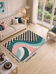 DAJIANG 1 chiếc thảm kẻ ô, thảm bếp, thảm hành lang, phù hợp cho phòng tắm, ngoài trời, trong nhà, hành lang, phòng ngủ, phòng khách, cạnh giường, giặt máy dễ làm sạch, đế chống trượt, thảm trang trí phòng ngủ mùa thu - Nhiều màu - Xem 14