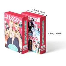 127Pcs KATSEYE <WILD> Album Lomo Cards Set K-Pop Girl Group Photocards HD Print Postcards Fans Collection Merch Gift Stickers Card Stickers ANNIMAL - Multicolor - View 3