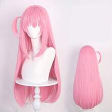 Pink Long Anime Cosplay Wig - Realistic Scalp Heat Resistant, 24 Inch Cosplay Hair, Includes Wig Cap, Suitable For Daily Wear, Conventions And Halloween - Baby Pink - View 11