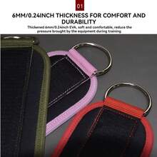 Portable Ankle Strap Resistance Band Set, Leg And Hip Trainer, Shaping And Weight Loss Fitness Ankle Band, Hip Training Stretch Band, Gym Exercise Equipment - Multicolor - View 7