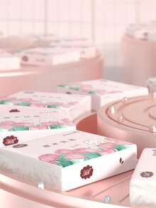 20/40/80/200/400pcs Random Color Portable Handkerchief Paper Bag Facial Tissues Portable Mini Pocket Napkins Students Travel With Tissues - Multicolor - View 6