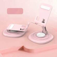 1pc 360° Rotating Phone & Tablet Stand, 4 Colors Available, Stable & Anti-Slip Design, Adjustable Angle, Portable Foldable Design, Metal Material, Simple & Practical, Suitable For Desktop, Office, Outdoor Camping, Movie Watching - Multicolor - View 14
