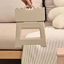 1Pc Ultra Lightweight Foldable Mini Stool Height Adjustable Plastic Telescoping Seat For Home Kitchen Bathroom Fishing Camping Hiking Travel Outdoor Use Non Slip Compact Storage Space Saving Portable Chair Christmas Holiday Gift For Adults - White - View 7