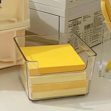 2pcs/4pcs Transparent Acrylic Storage Boxes, Desktop Organizer, Open Small Storage Bins, Makeup Stationery Miscellaneous Items Organizer, Vanity Drawer Divider Storage Baskets - Square - View 9