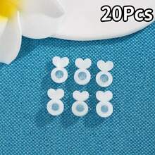 2/10/15/20/30/50Pcs Silicone Earring Backings, Suitable For Heavy Earrings, Invisible Lift Support Pads, Prevent Ear Lobe Sagging, Secure Earring Lifters, Suitable For Studs And Dangle Earrings - Earring Accessories - View 17
