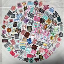35-Piece Non-Repeating Patch Set - Hat Size Ironing Embroidered Patch For Trucker Hats, Decorative Jeans, Jackets, Backpacks, And Trucker Hats, Hot Shift Clothing Patch For Small Business Startups - Iron-on/Sew-on Patch - View 1