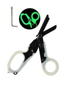 Foldable Colorful Emergency Scissors, Outdoor Tactical Folding Scissors, Multi-Function Tactical Pliers, Emergency Scissors With Window Breaker, Medical Emergency Scissors, Suitable For Outdoor Camping, Hiking, Car Emergency Kit, Home, Office, Travel, Tactical Rescue, Daily Use - New - Multifunctional - View 15