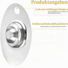 1 Piece Stainless Steel Egg Separator, Yolk Separator, Divider For Egg White And Egg Yolk - Silver - View 5