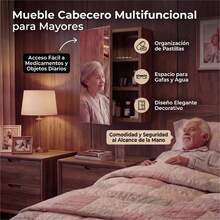 Botiquín con Espejo para Baño, Gabinete de Pared Impermeable con Compartimentos para Medicamentos, Cosméticos y Productos de Higiene, Organizador Multifuncional Ahorrador de Espacio para Baño, Recámara y Hogar, Diseño Compacto, Práctico y Fácil de Limpiar - Marrón - Ver 9