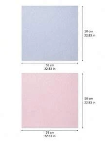 5pcs 2-Design Pastel Gift Wrapping Paper Set, Minimalist Blue Pink Wrap For Birthday, Wedding, Holiday Party, Gift Box Decoration And Gifting - Holiday Edition - View 3