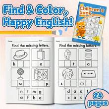 ABC Alphabet Learning & Phonics Practice Notebooks, Letter Recognition, Beginning Sounds, Letter Sound Identification, Picture Matching, Dab & Color Activities, Early Reading Skills, English Learning Activities, Home Classroom Back To School Supplies - ABC & Phonics Practice - View 7