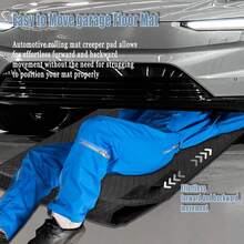Mechanic Rolling Creeper Ground Mat With Carry Storage Bag, Low‑Profile Flexible Work Mat, Portable Garage Repair Accessory For Uneven Surfaces Workshop Maintenance - A - View 6