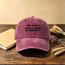 1pc Modern Casual Washed Cap, Printing, Unisex Fashion, Provides Shade & Sun Protection, Perfect For Outdoor Activities. - Multicolor - View 5