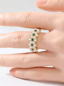 Fresh Pastoral Style, Personalized Women's Ring, Fashion Niche Design, Suitable For Daily, Party, Gift-Giving And More Occasions - Gold - View 2