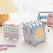 2pcs/4pcs Transparent Acrylic Storage Boxes, Desktop Organizer, Open Small Storage Bins, Makeup Stationery Miscellaneous Items Organizer, Vanity Drawer Divider Storage Baskets - Square - View 4