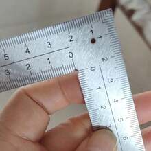 1pc Stainless Steel Mini L Square Shape Ruler Woodworking Tool Precision Measurement Tool For Building Framing Gauges - Multicolor - View 9