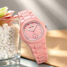 SKMEI 2678 Unisex Quartz Watch Octagon Shape ABS Case Strap 5ATM Waterproof Analog Hand Watch Multi Colors Wristwatch - one-size - View 4