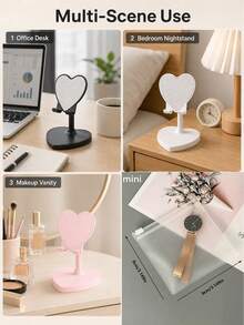 1/2pcs Foldable Portable Desktop Phone Stand, Phone Video/Live Streaming Stand, Easy Stand, Phone Holder, Gift, Giveaway, Fixed Stand, Adjustable Angle, Compact And Lightweight, Pocket-Sized, Suitable For All Smartphones And Tablets, Stable And Non-Slip, Space-Saving - A - View 9