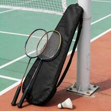 Badminton Racket Bag With Strap Oxford Cloth Tennis Racket Carrier Portable Dustproof Sport Storage Bag For Athlete Youth Player - 1 - View 1