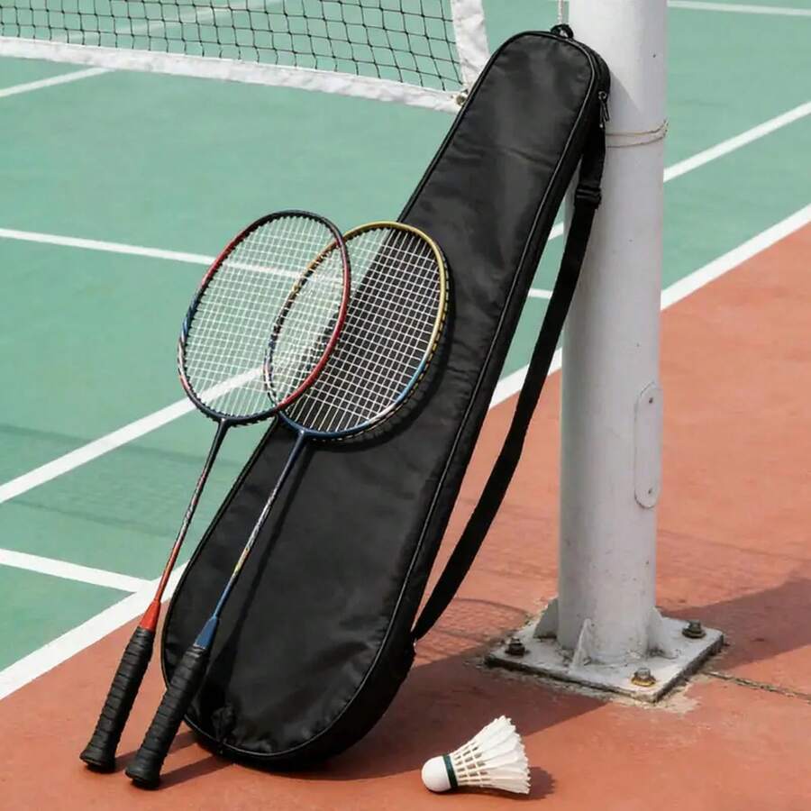 Badminton Racket Bag With Strap Oxford Cloth Tennis Racket Carrier Portable Dustproof Sport Storage Bag For Athlete Youth Player - 1 - View 1