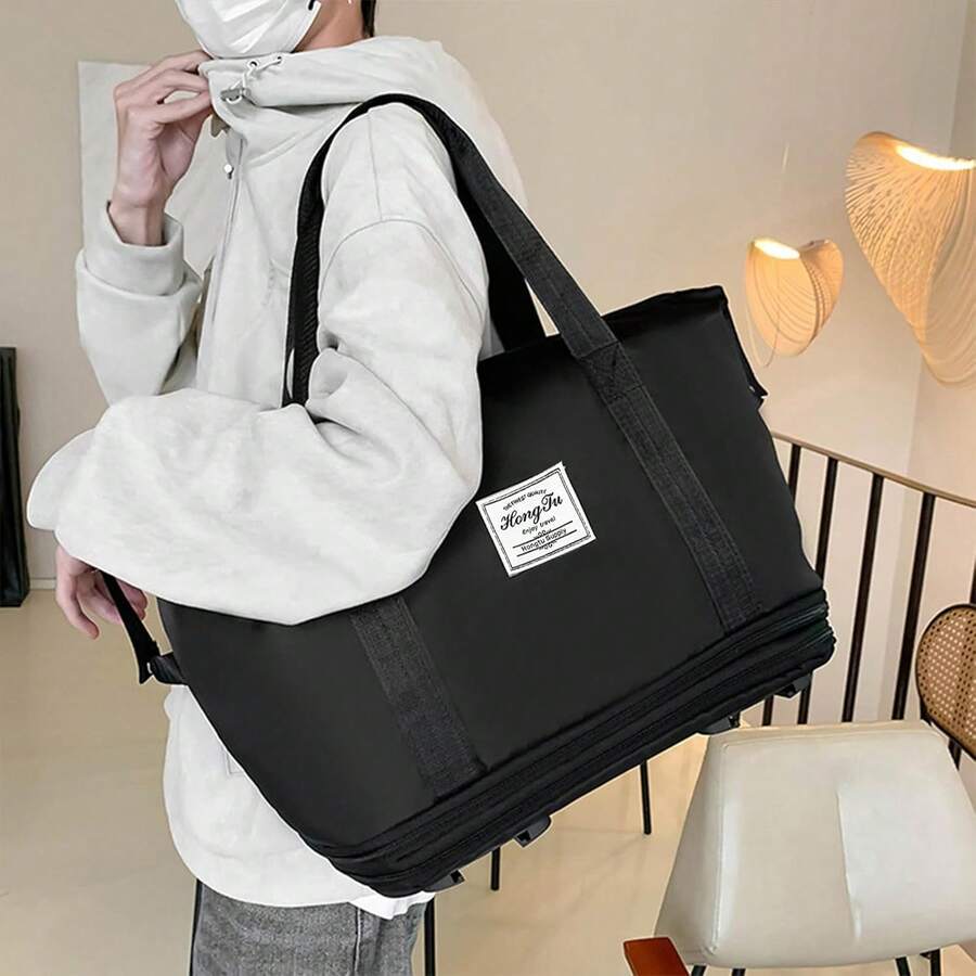 Rolling Travel Bags - Black - View 1