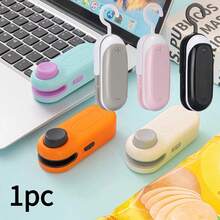 1pc Portable Mini Heat Sealer, Food Plastic Bag Sealing Machine, Handheld Home Small Thermal Sealing Device (Batteries Not Included. Need To Be Purchased Separately). - White - View 18