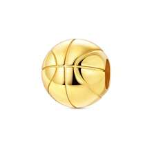 1pc Sports Series Football Basketball Tennis Badminton Yoga Fitness Dumbbell Beaded Charm Suitable For Bracelet Bangle Necklace DIY Jewelry Making Healthy Lifestyle - Silver Or Gold - View 35