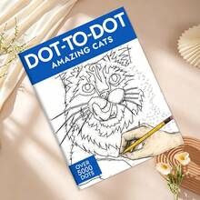 1PC,DOT TO DOT Digital Connected Drawing Book, 20+Sheets, Over 5000 Points Can Be Connected, A Fun, Relaxing Activity For All Ages) (Dot-To-Dot Puzzle Collection) - Single Piece - View 3
