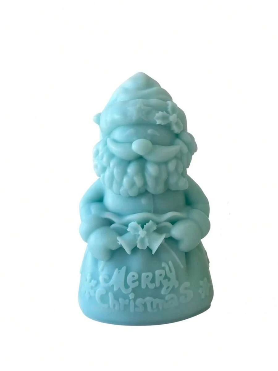 Bell Lucky Bag Santa Claus Silicone Mold DIY Handmade Candle Aromatherapy Plaster Soap Silicone Mold - White - View 1