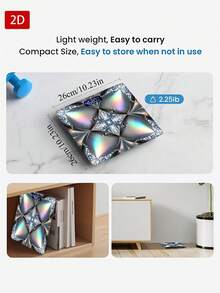 Precision 2D Flat Electronic Scale LED Display Household Weight Loss Electronic Scale - A - View 5