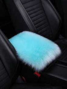 Plush Armrest Pad - Soft Plush Central Armrest Pad, Suitable For Cars, SUVs, Trucks, Universal Size, Warm Interior Pad For Winter, Non-Slip Polyester Material, Protects Console & Seats, Luxurious Faux Fur Armrest Pad, Comfortable Support, Upgrades Interior - one-size - View 30