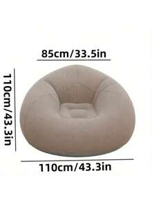 1pcs Bean Bag Chair, Lazy Sofa Chair, Living Room Bedroom, Single Person Leisure Sofa, Home Tatami Comfortable Chair, Portable Home Furniture - Multicolor - View 7