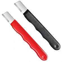 Mini Portable Diamond Sharpener File, Multi‑Function For Outdoor Knives, Scissors, Garden Pruners & Fruit Branch Shears, Sharpening Stone Tool For Edge Honing, Random Red/Black, 1 Piece - A - View 5